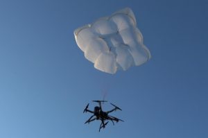 drone with parachute